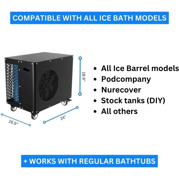 Warrior Willpower Ultra 1.5 HP Wi-Fi Water Chiller + Heater