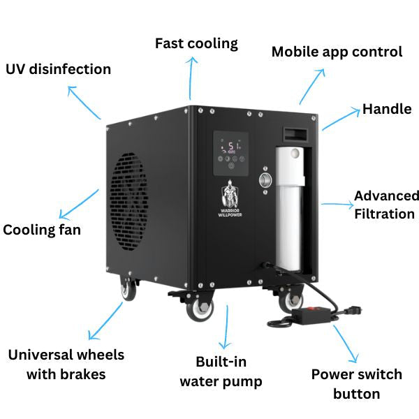 Warrior Willpower Ultra 1.5 HP Wi-Fi Water Chiller + Heater