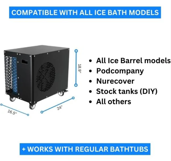 Warrior Willpower 1.5 HP Wi-Fi Water Chiller + Heater (Warrior Ultra)