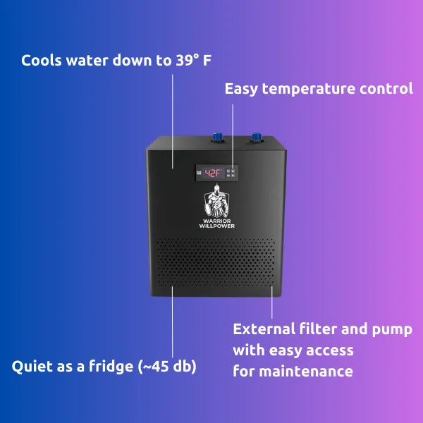 Warrior Willpower Water Chiller + Portable Ice Bath Bundle